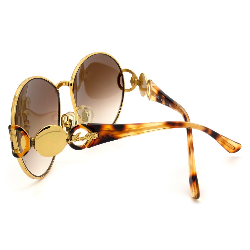 Anabella Oversized Round Sunglasses - Italy 80s